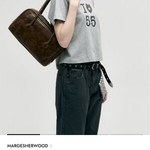 MARGESHERWOOD Brown Leather Handbag